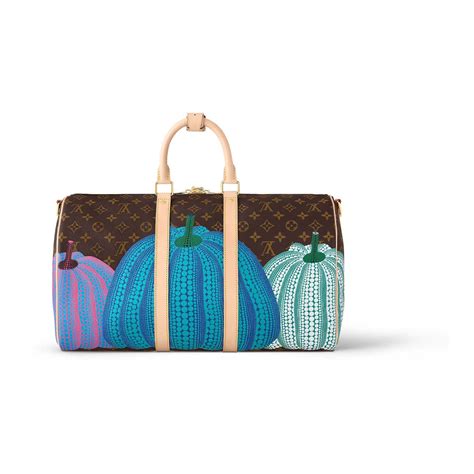 Louis Vuitton LV x YK Keepall 45 Pumpkin PrintLouis Vuitton LV x YK Keepall 45 Pumpkin Print - OFour