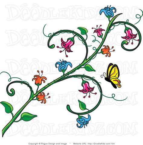 Flower vine clipart - Clipground