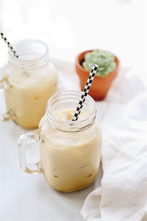 Iced Golden Milk Latte (Turmeric Spice Latte) - The Healthy Maven