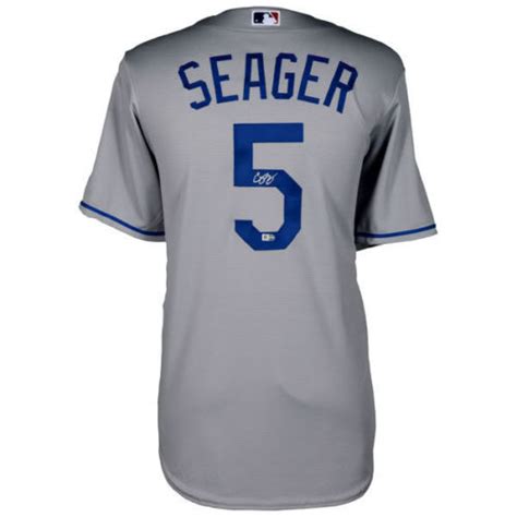 Corey Seager Signed Dodgers Authentic Majestic Cool Base Jersey (MLB ...