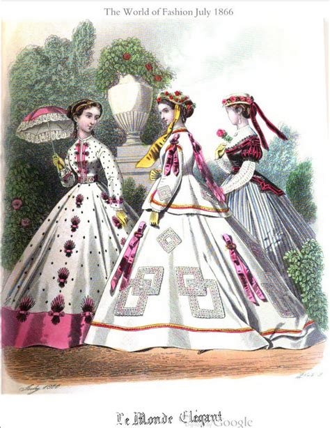 Two Nerdy History Girls: Fashions for July 1866