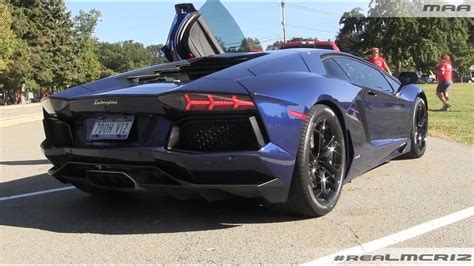 Dark Blue Lamborghini Aventador LP 700-4 - YouTube