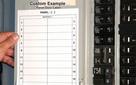 Printable Electrical Panel Breaker Labels / Printable Circuit Breaker ...