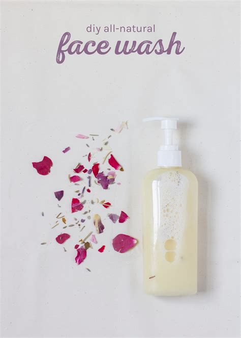 DIY All-Natural Face Wash – florapothecarie