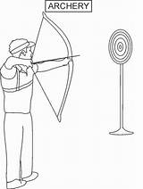 Free Archery Coloring Pages Printable For Kids And Adults sketch template