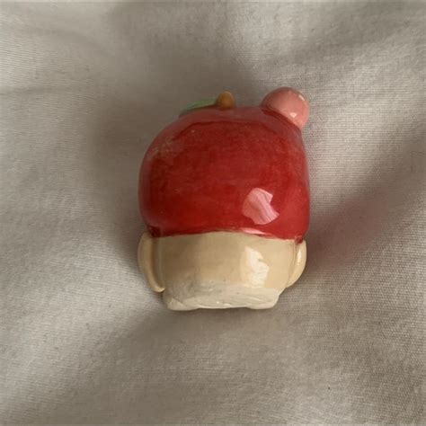 tiny and adorable apple baby!! ceramic figurine... - Depop