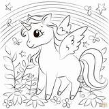 Simple Unicorn Coloring Pages / 10 Magical Print  sketch template