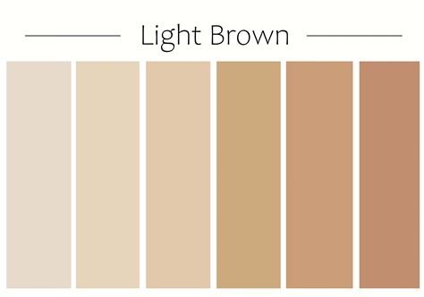 light brown color chart 1 - Modern Design