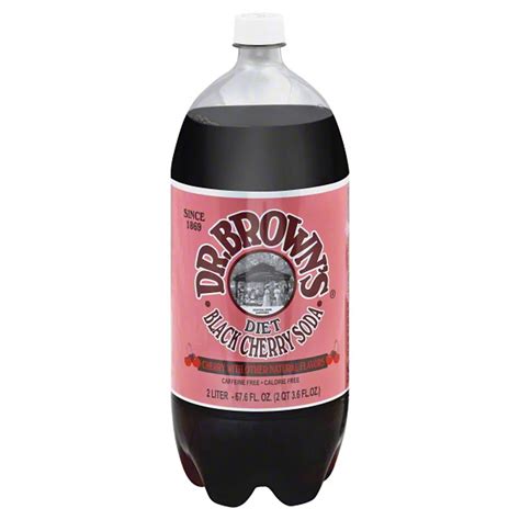 Dr Brown's Kosher Diet Black Cherry Soda - Shop Soda at H-E-B