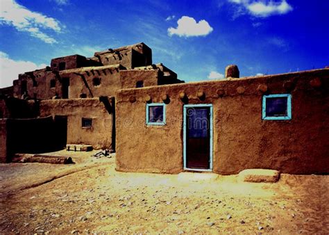 Old Pueblo Building At Taos New Mexico Stock Image - Image: 3834101