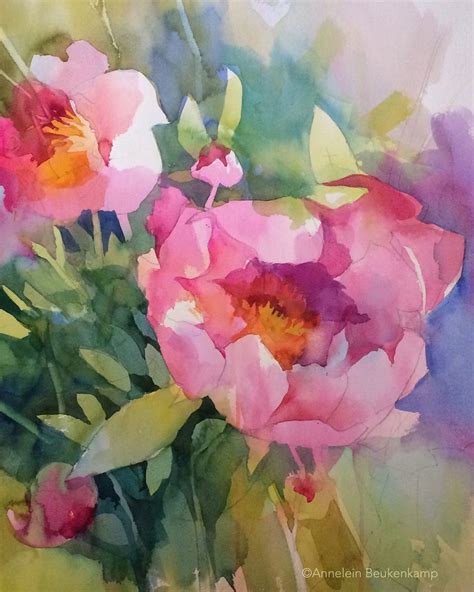 Pin by olga on Inspiration to Paint | Floral watercolor, Flower ...