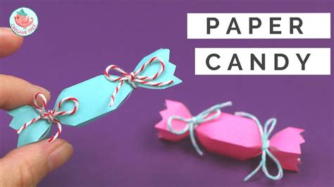 🍬 Paper Candy Crafts | Paper Food Tutorial | How to Make Paper Candy | EASY Narrated ...