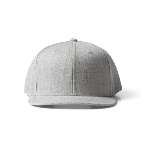 Front View Snapback Cap Mockup