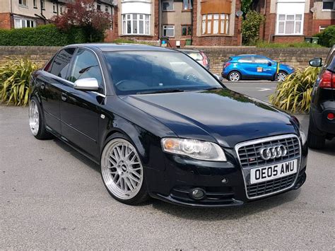 2005 AUDI S4 B7 4.2 V8 QUATTRO AUTO 4 DOOR BLACK MODIFIED BBS ALLOYS LOWERED F.S.H LONG MOT ...