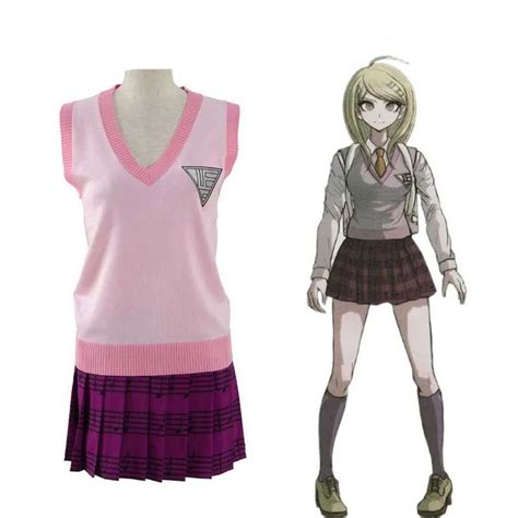 Danganronpa V3: Killing Harmony Kaede Akamatsu Vest Skirt Cosplay Cost