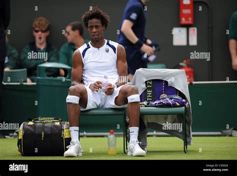 GAEL MONFILS FRANCE FRANCE WIMBLEDON LAWN TENNIS CLUB WIMBLEDON ENGLAND ...