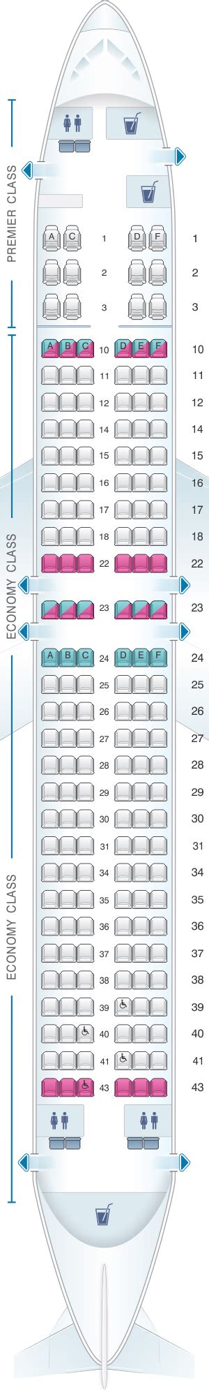 Seat Map Jet Airways Boeing B737 MAX 8 | SeatMaestro