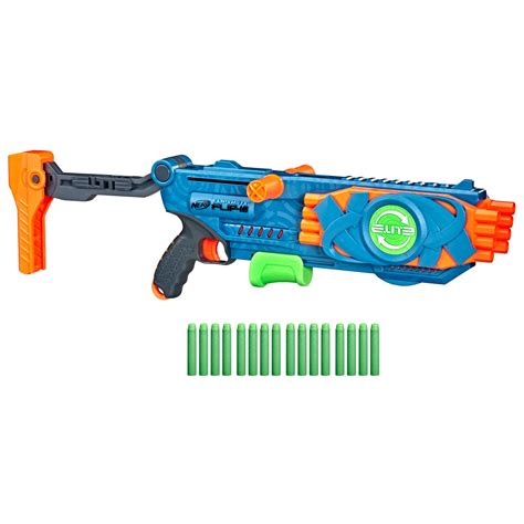 Nerf Elite 2.0 Flipshots Flip-16 Blaster, 16 Dart Barrels Flip to Double Your Firepower, 16-Dart ...