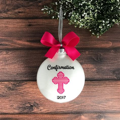 Confirmation Gifts For Girls Confirmation Ornament Catholic | Etsy