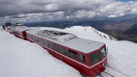 Pikes Peak Cog Railway to close Monday for winter for first time in 10 ...