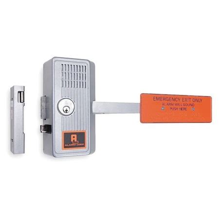 Alarm Lock Emergency Exit Door Alarm, 99dB, Chrome 250x28WP | Zoro.com