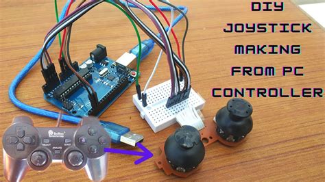 DIY joystick making from PC controller || Joystick for Arduino || - YouTube