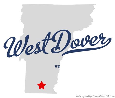 Map of West Dover, VT, Vermont