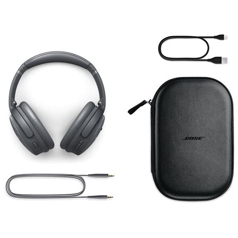 BOSE QuietComfort QC45 noise cancelling headphones, smoke white