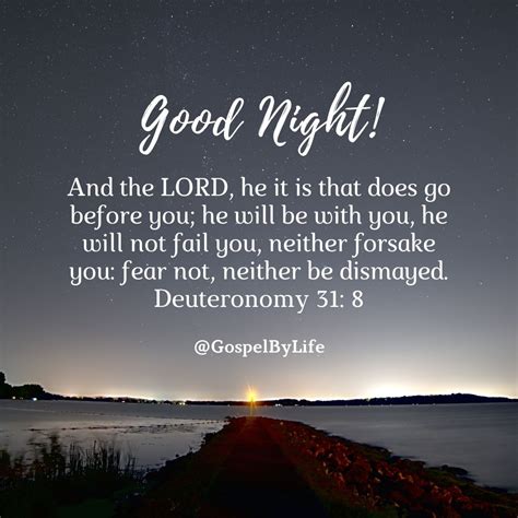 Image of Good Night Bible Message - gospelbylife