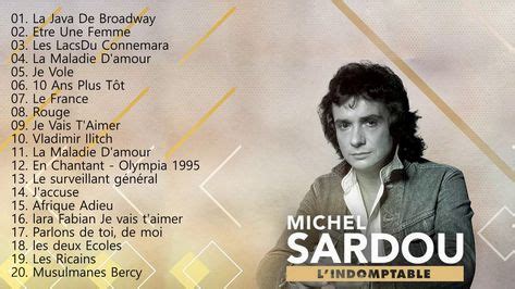 Michel Sardou Album - Discographie de Michel Sardou - Universal Music ...