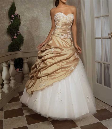 white and gold wedding dress 173 | Gowns, Ball gowns, Wedding dresses