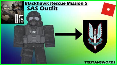 Roblox : Blackhawk Rescue Mission 5 SAS Outfit - YouTube