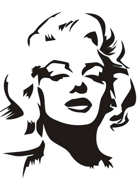 marilyn monroe silhouette red lips clipart - Clipground