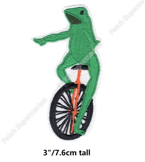 Its Dat Boi Frog Patches Pop culture funny fun TV Movie Costume Embroidered iron on sew on ...