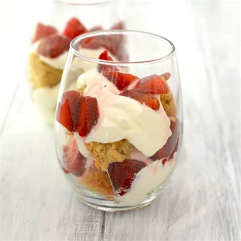 Strawberry Shortcake Parfait