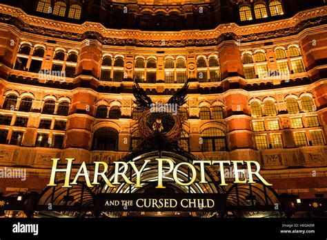 Harry Potter And The Cursed Child at the Palace Theatre London Stock Photo - Alamy