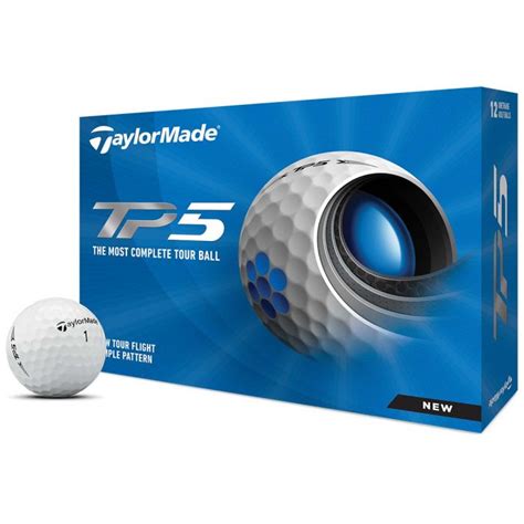 Buy TaylorMade TP5 White Personalized Golf Balls | Golf Discount