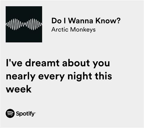 lyrics you might relate to on Twitter: "arctic monkeys / do i wanna know?"