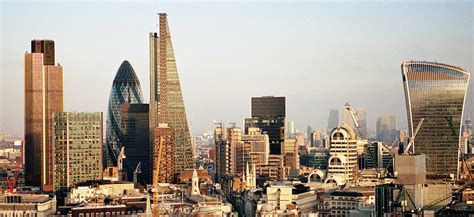 Elevated View Over London City Skyline by Gary Yeowell