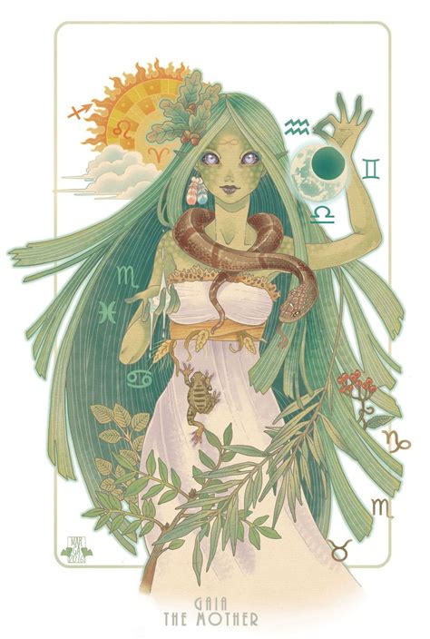 GAIA by blackBanshee80 on DeviantArt | Egipto dibujo, Diosa gaia, Dibujos