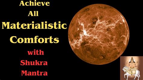 Enhance Materialistic benefits chanting Shukra mantra - YouTube