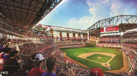 See renderings of the new Texas Rangers' stadium set to open for ...