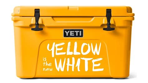 Yellow Is The New White: Yeti Alpine Yellow Brightens Their Line