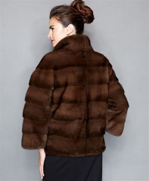 The Fur Vault Mink Fur Jacket & Reviews - Macy's | Fur jacket, Fur ...