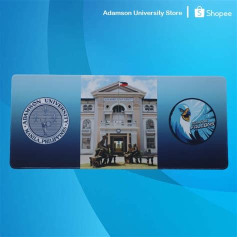 Adamson Desk Mat New Soaring Falcons Logo Design | Shopee Philippines