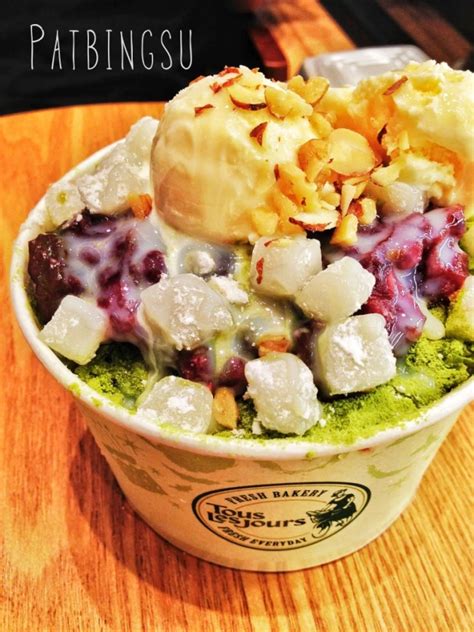 Patbingsu (팥빙수) | Món tráng miệng châu á, Ẩm thực, Thức ăn