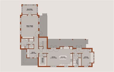 Plan 531-2 | L shaped house plans, L shaped house, Farmhouse floor plans