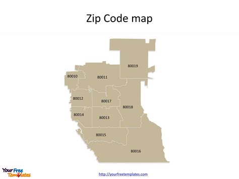 Aurora Co Zip Code Map | Printable Templates Free