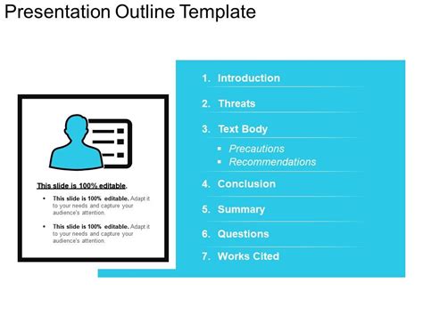 Presentation Outline Template Ppt Background | PowerPoint Presentation ...