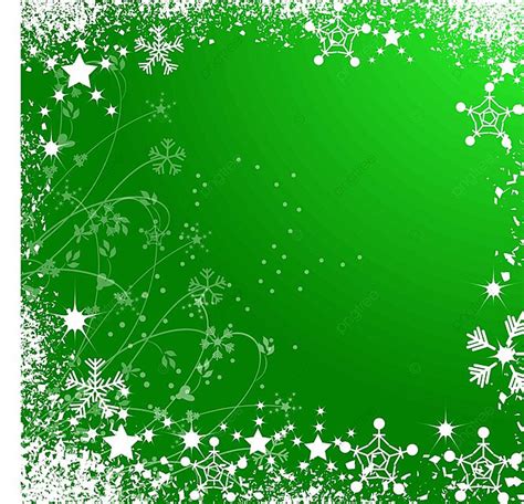 Green Christmas Background Decorative Snowflake Creative Vector, Decorative, Snowflake, Creative ...